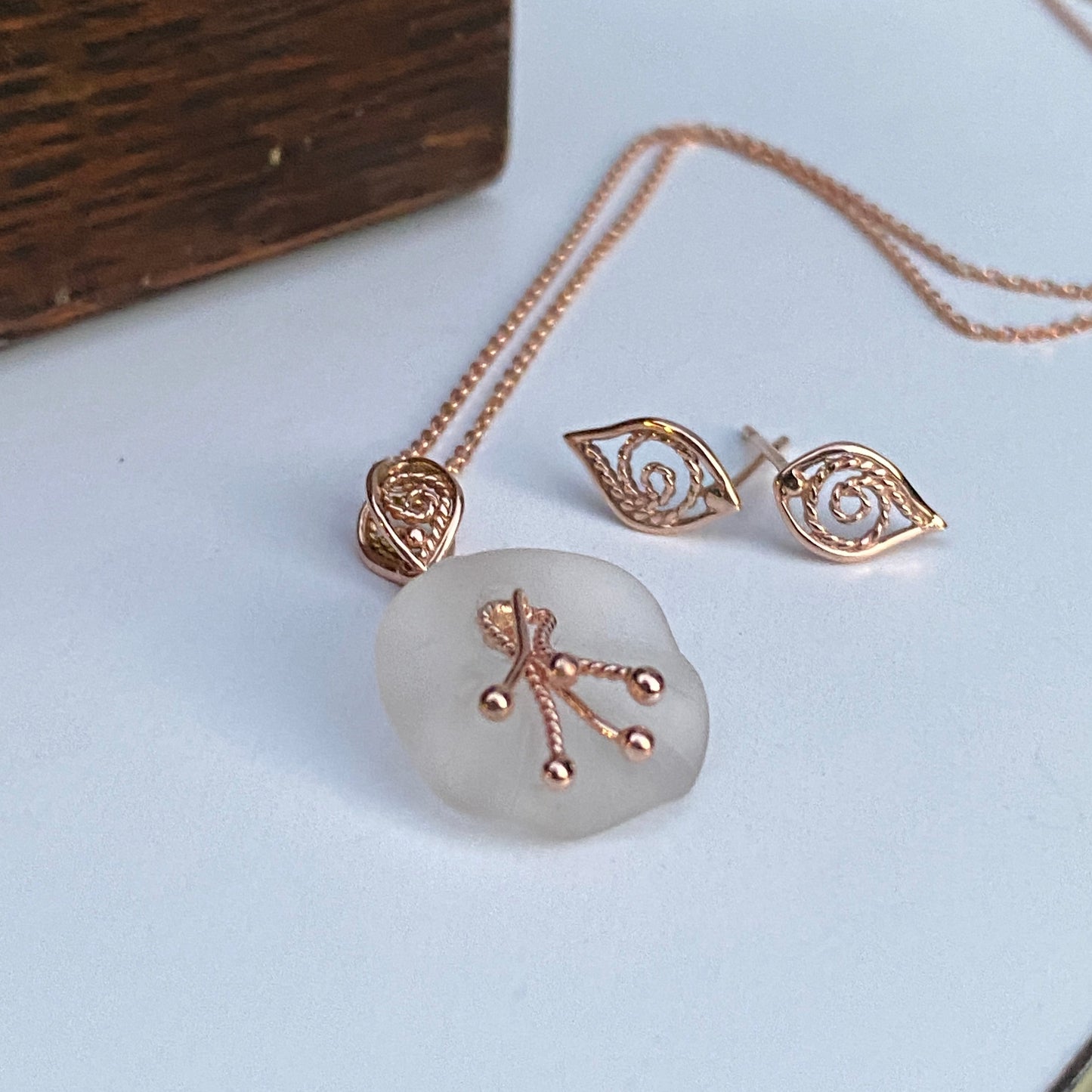 Mini Leaf Stud Earrings
