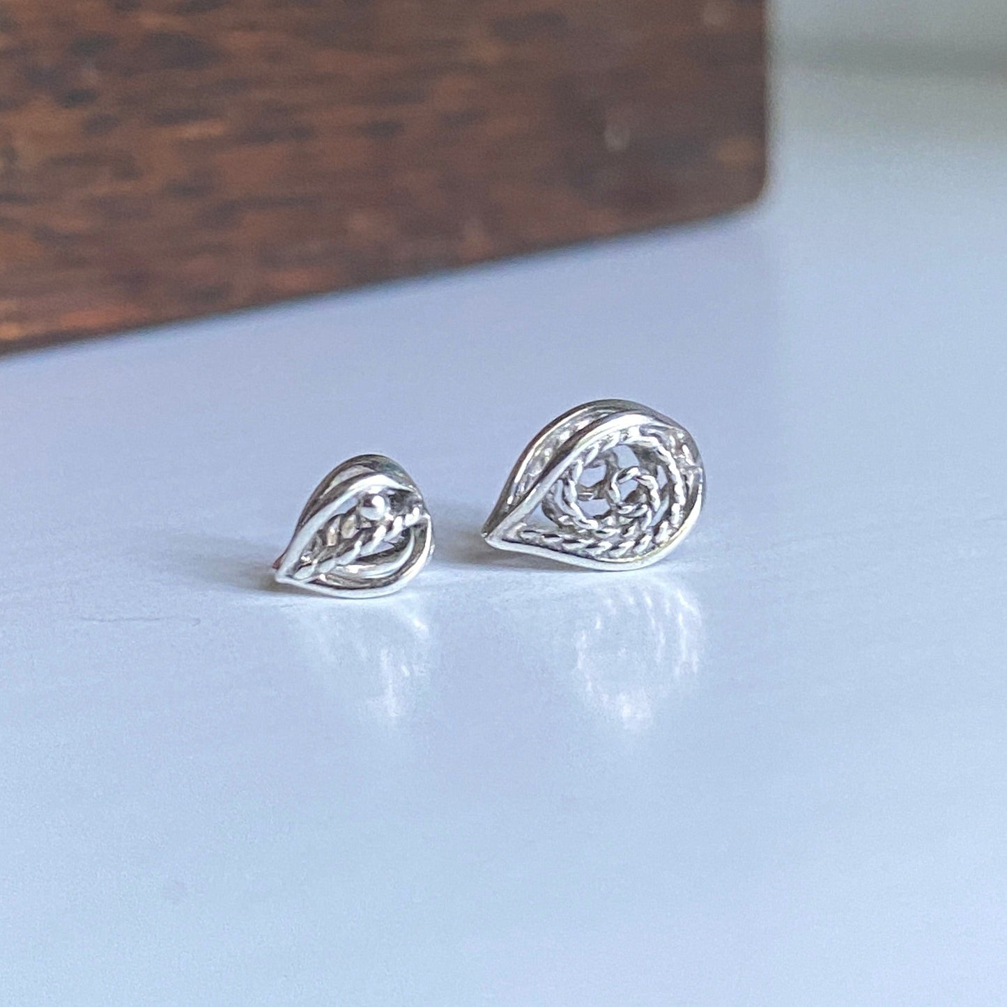 Filigree Leaf Slider Charms