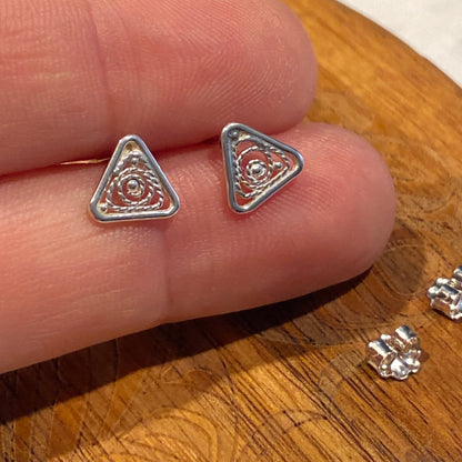 Triangle Galaxy Stud Earrings