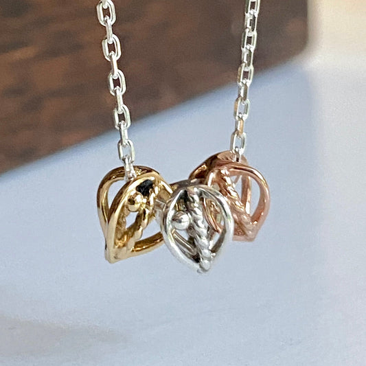 Mini Leaf Slider Bead Charms